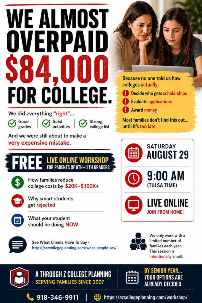 Workshop Flier Version 2 AZ College Planning